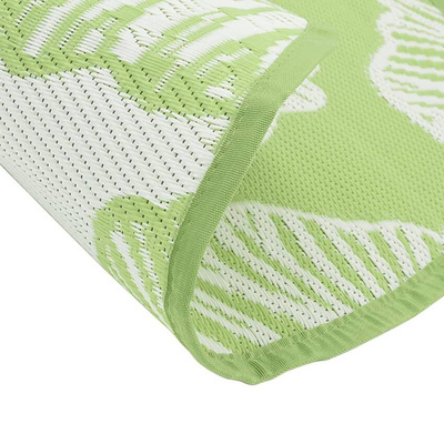 vidaXL Dywan na zewnątrz, zielony, Ø120 cm, PP