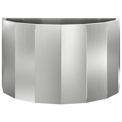 Donica Srebrny 60 x 30 x 35 cm Stal Galwanizowana
