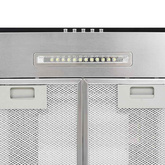 Okap kuchenny LED, wyspowy, stal nierdzewna, 90 cm, 756 m?/h