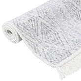 vidaXL Dywanik, jasnoszary, 120x180 cm, bawełniany