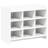 Szafka na buty Biały 85 x 39,5 x 70 cm Drewno inżynieryjne