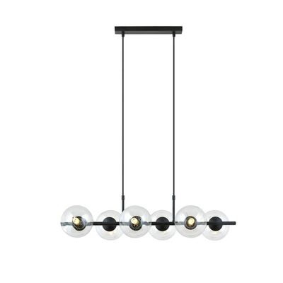 Lampa wisząca RORY 6 TRANSPARENT
