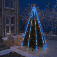 Siatka lampek choinkowych, 400 niebieskich diod LED, 400 cm