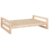 Legowisko dla psa, 105,5x75,5x28 cm, lite drewno sosnowe vidaXL