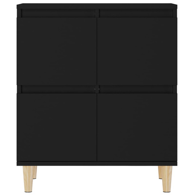 vidaXL Komoda, czarna, 60x35x70 cm, materiał drewnopochodny model standard