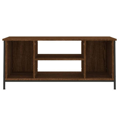 vidaXL Szafka pod TV, brązowy dąb 102x35x45 cm materiał drewnopochodny