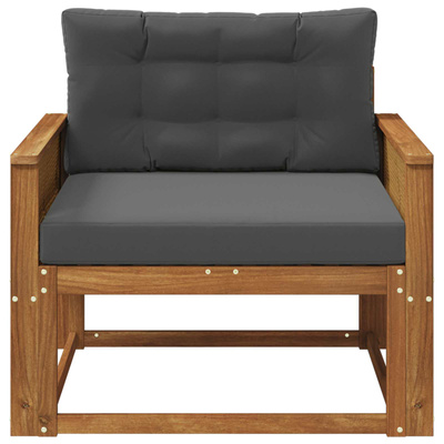 Środkowa sofa ogrodowa naturalny