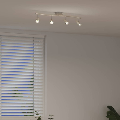 Reflektor sufitowy Nikiel 61 x 10 x 12,5 cm Metal
