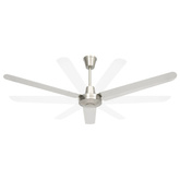 vidaXL Wentylator sufitowy, 142 cm, srebrny