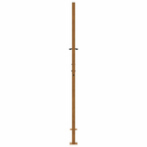 Brama ogrodowa 100x175 cm Stal nierdzewna Wzór płomienia