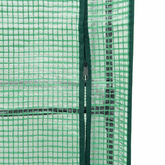 Podwyższona donica ze szklarnią, wygląd rattanu, 120x40x123 cm