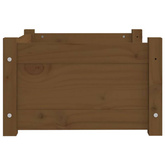 vidaXL Legowisko dla psa, miodowy brąz, 55,5x45,5x28 cm, sosnowe