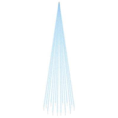 vidaXL Choinka do montażu na maszcie, 1134 niebieskich LED, 800 cm