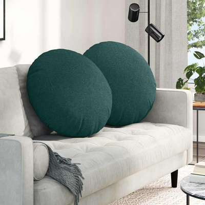 Poduszki na siedziska 2 pcs Ciemna zieleń ?80 x 29 cm tkanina