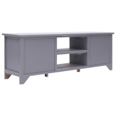 vidaXL Szafka pod TV, szara, 115 x 30 x 40 cm, drewno paulownia