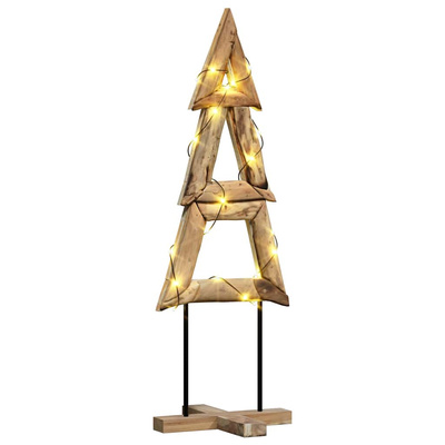 Choinka z podstawą Brązowy 120 cm Lite drewno tekowe