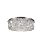 Plafon kryształowy glamour, nowoczesny 80cm  STELLA SILVER