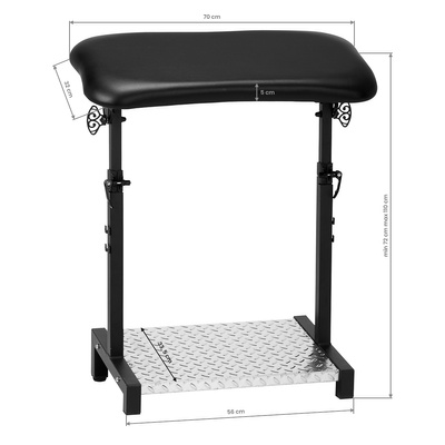 Podłokietnik do tatuażu Pro Ink 720 czarny 147804