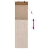 Roleta brązowy 70 x 220 cm Bambus