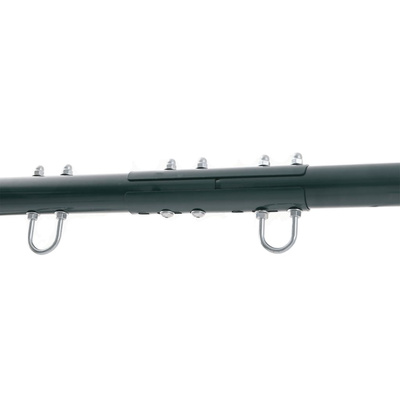 Rama do huśtawki ogrodowej, z 4 haczykami, niebieska, stal