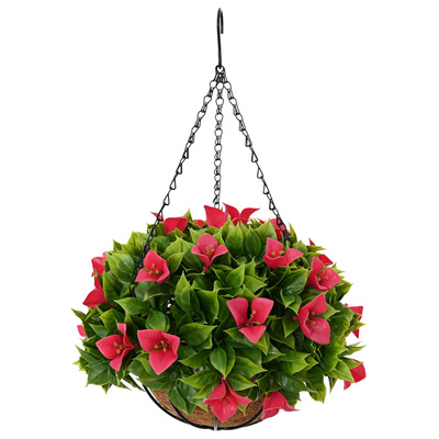 Sztuczne Kwiaty Różowy 33 x 33 x 44 cm PE i stal