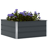 Donica Antracyt 100 x 100 x 45 cm Stal