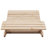 vidaXL Leżak, 205x70x31,5 cm, lite drewno sosnowe