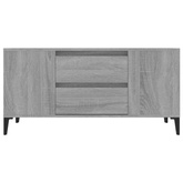 Szafka pod TV, szary dąb sonoma, 102x44,5x50 cm vidaXL