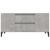 vidaXL Szafka pod TV, szarość betonu, 102x44,5x50 cm