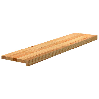 Stopnie schodowe, 4 szt. brązowe 110x25x2cm lite drewno dębowe