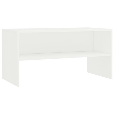 vidaXL Szafka pod TV, biała, 80x40x40 cm, materiał drewnopochodny