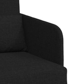 Sofa Bed Czarny 65 x 80 x 83 cm tkanina