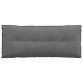 Poduszka na plecy Ciemnoszary 120 x 50 cm Tkanina mikrofibrowa