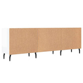 vidaXL Szafka pod TV, wysoki połysk, biała, 150x30x50 cm