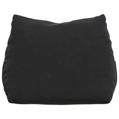 Poduszka na plecy Czarny 45 x 20 x 35 cm Tkanina sztruksowa