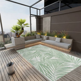 vidaXL Dywan zewnętrzny, zielony, 190x290 cm, PP