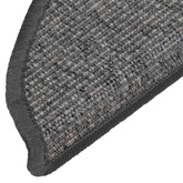 Maty na schody 15 szt. 56x17x3 cm Beżowo-szare półokrągłe