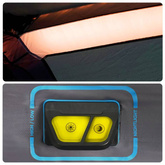 vidaXL Namiot rodzinny z LED, 10-os., jasnozielony