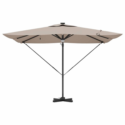Parasol Roma Ze LED Lights Ciemnoszary 286 x 284 x 270 cm
