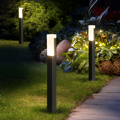 Słupek ogrodowy Abigali Gondor 10W 3000K czarny