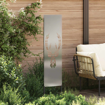 Ekran zapewniający prywatność w ogrodzie Srebrny 32 x 140 cm