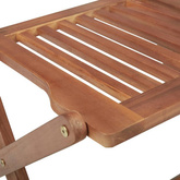 vidaXL Składane krzesła ogrodowe z poduszkami, 8 szt., drewno akacjowe wariant 111