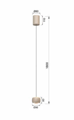 Lampa wisząca QUIBERON 6039-113