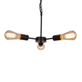 Sparta lampa wisząca czarny 3X60W E27 33-09371