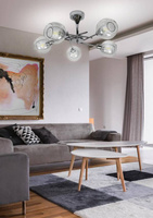 Lampa sufitowa wisząca żyrandol chromowy Ozzo Candellux 35-72252