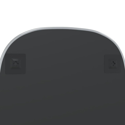 vidaXL Lustro ścienne, srebrne, 70x45 cm