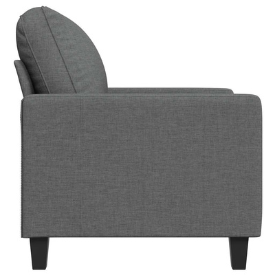 Fotel, ciemnoszary, 60 cm, obity tkaniną vidaXL
