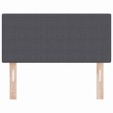 Zagłówek Ciemnoszary 100 cm Tkanina sztruksowa