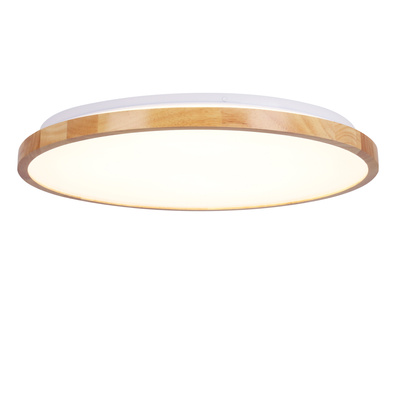 Plafon LED biały drewno 36W 4000K Gandava 14-75260