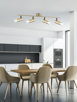 Lampa mosiądz ścienna/sufitowa listwa 4x15W Colly 94-01740